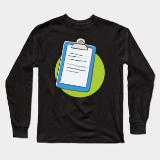 note pad Long Sleeve T-Shirt